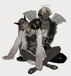 Soft Demon, Goth Angel Soft Demon, Goth Angel